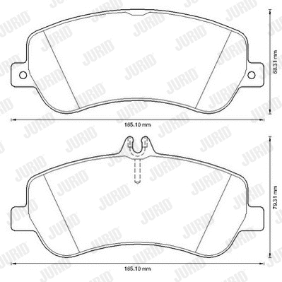 Brake Pad Set, disc brake (573321J)