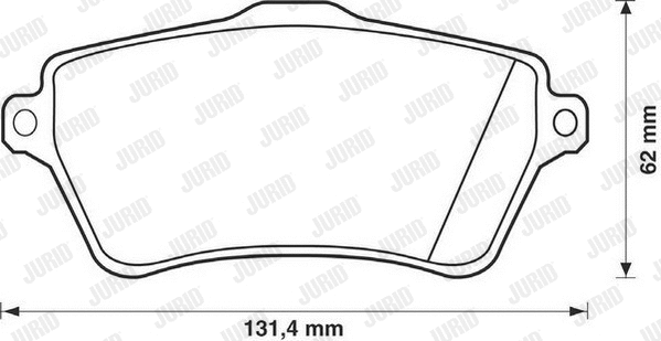 Brake Pad Set, disc brake (573102J)