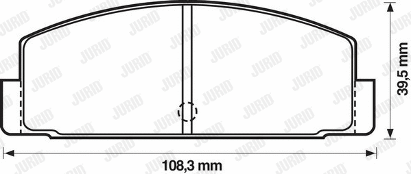 Brake Pad Set, disc brake (572203J)