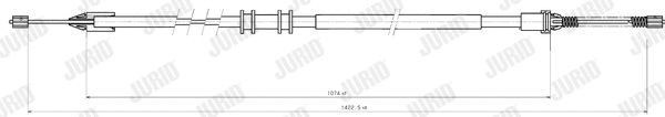 Cable Pull, parking brake (432858J)