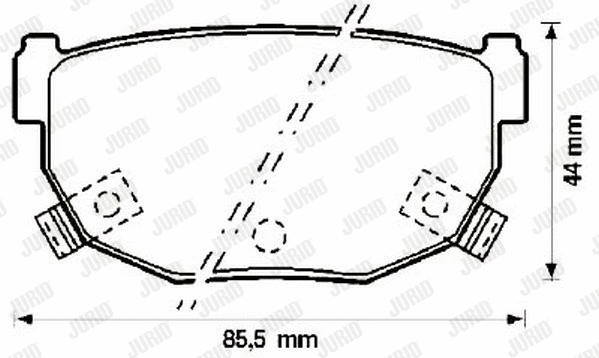 Brake Pad Set, disc brake (572132J)