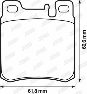 Brake Pad Set, disc brake (571722J)