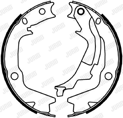 Brake Shoe Set, parking brake (362639J)