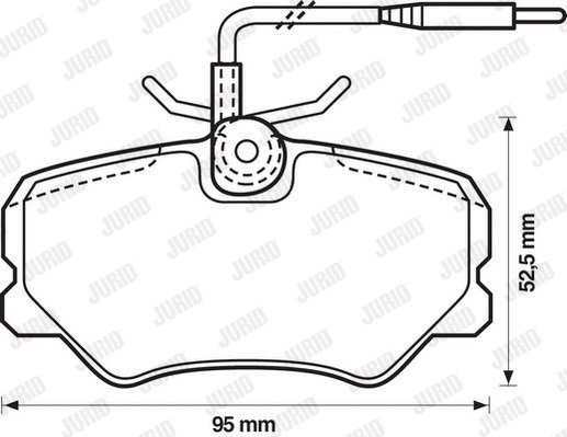 Brake Pad Set, disc brake (571510J)