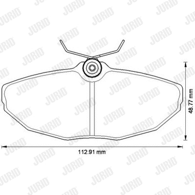 Brake Pad Set, disc brake (573256J)