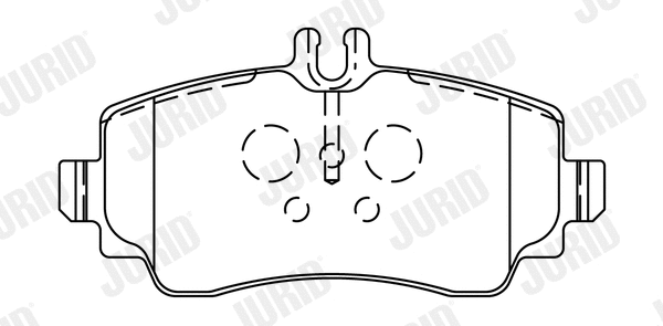 Brake Pad Set, disc brake (571944J)