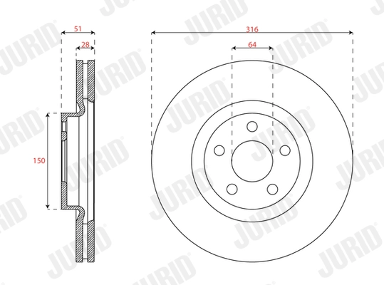 Brake Disc (563702JC)