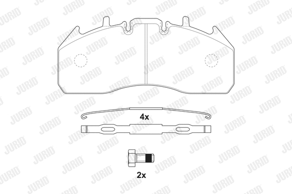 Brake Pad Set, disc brake (2917409560)