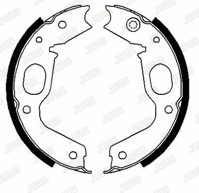 Brake Shoe Set, parking brake