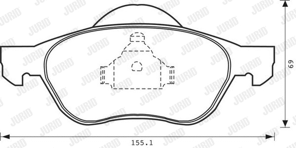 Brake Pad Set, disc brake (573017J)