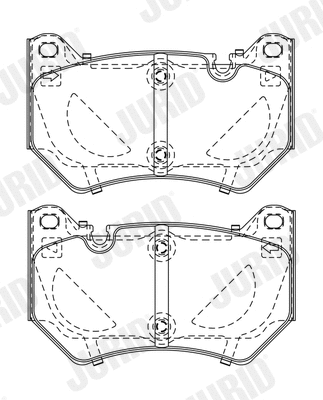 Brake Pad Set, disc brake (574032J)