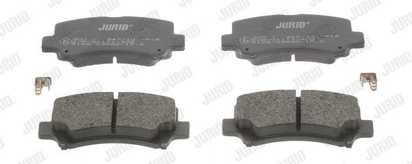 Brake Pad Set, disc brake (572589J)