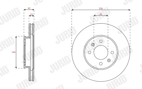 Brake Disc (563461JC-1)
