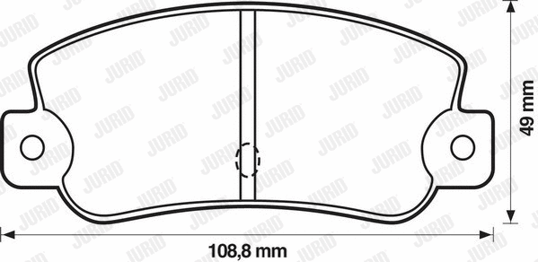 Brake Pad Set, disc brake (571474J)