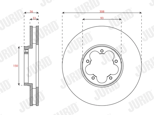 Brake Disc (563701JC)