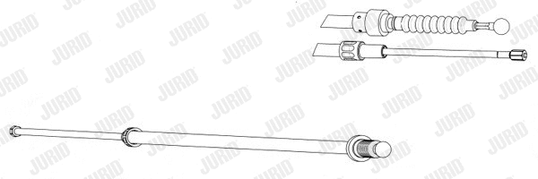 Cable Pull, parking brake (432943J)