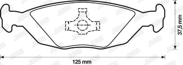 Brake Pad Set, disc brake (571428J)