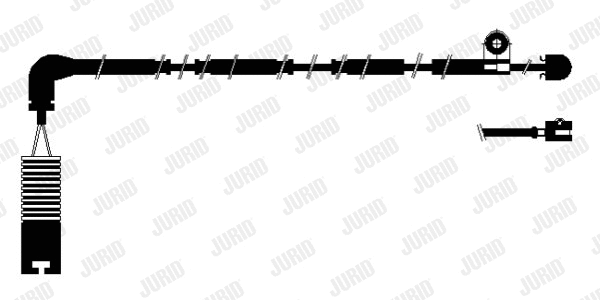 Warning Contact, brake pad wear (581433)