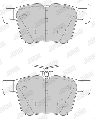 Brake Pad Set, disc brake (573415J)