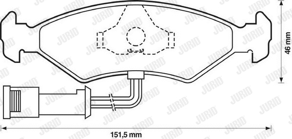 Brake Pad Set, disc brake (571291D)