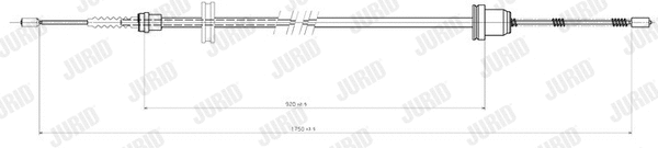 Cable Pull, parking brake (431116J)