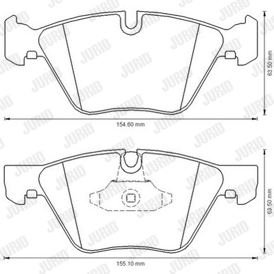 Brake Pad Set, disc brake (573151J)