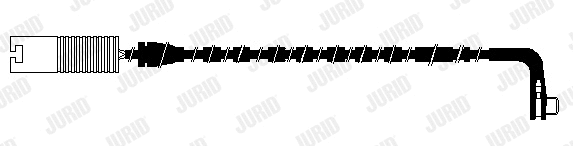 Warning Contact, brake pad wear (581393)
