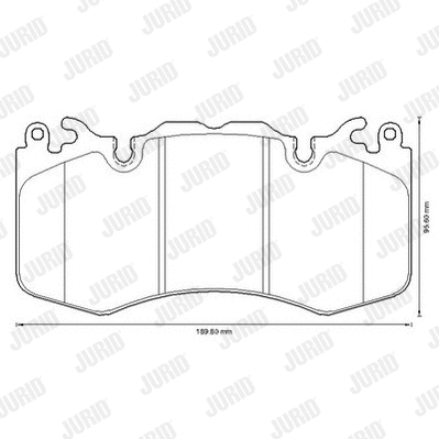 Brake Pad Set, disc brake (573343JC)