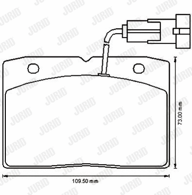 Brake Pad Set, disc brake (573174J)