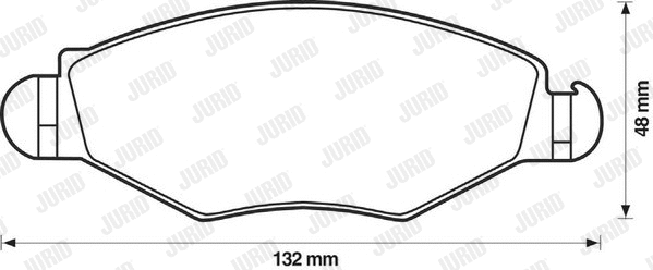Brake Pad Set, disc brake (571930J)