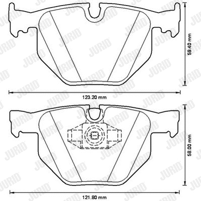 Brake Pad Set, disc brake (573228J)