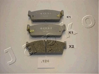 Brake Pad Set, disc brake (51124)