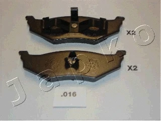 Brake Pad Set, disc brake (51016)