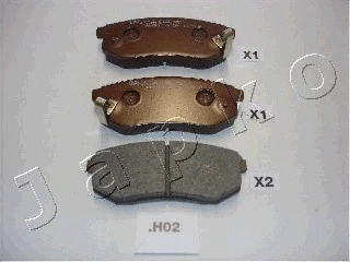 Brake Pad Set, disc brake (51H02)