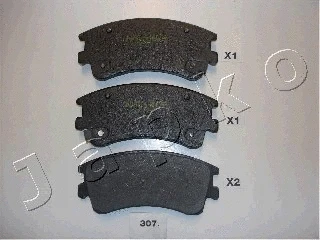 Brake Pad Set, disc brake (50307)