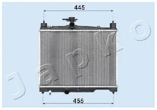 Radiator, engine cooling (RDA153041)