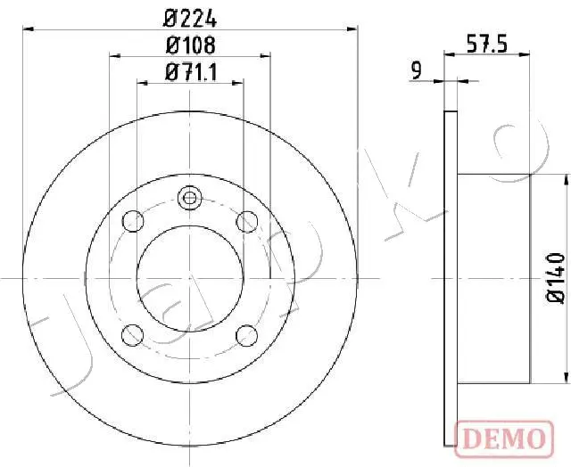 Brake Disc (610614C)