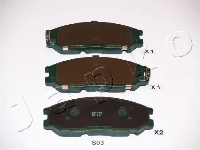Brake Pad Set, disc brake (50S03)