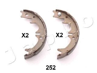 Brake Shoe Set, parking brake (55252)