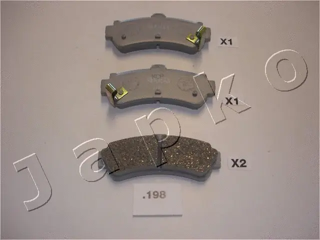 Brake Pad Set, disc brake (51198)