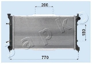 Radiator, engine cooling (RDA243001)