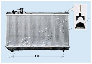 Radiator, engine cooling (RDA153096)