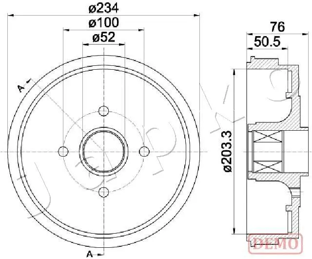 Brake Drum (560409C)