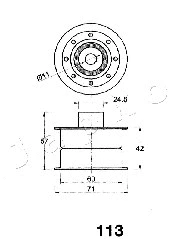 Tensioner, timing belt