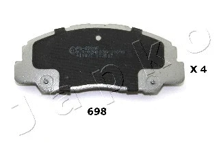 Brake Pad Set, disc brake (50698)
