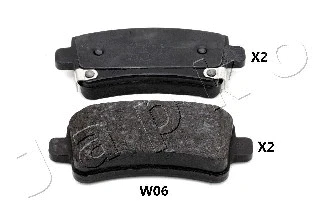 Brake Pad Set, disc brake (51W06)