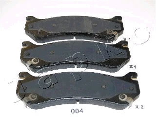 Brake Pad Set, disc brake (51004)