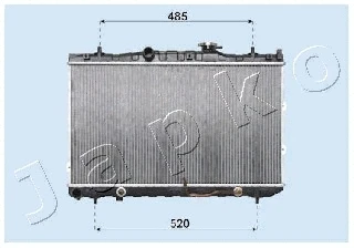 Radiator, engine cooling (RDA333031)