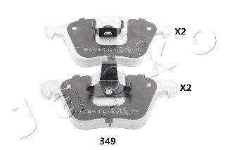 Brake Pad Set, disc brake (50349)