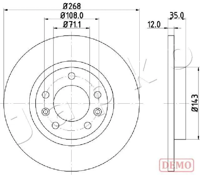 Brake Disc (610408C)